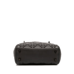 Dior Mini Ultra Matte Calfskin Cannage Studded Supple Lady Dior