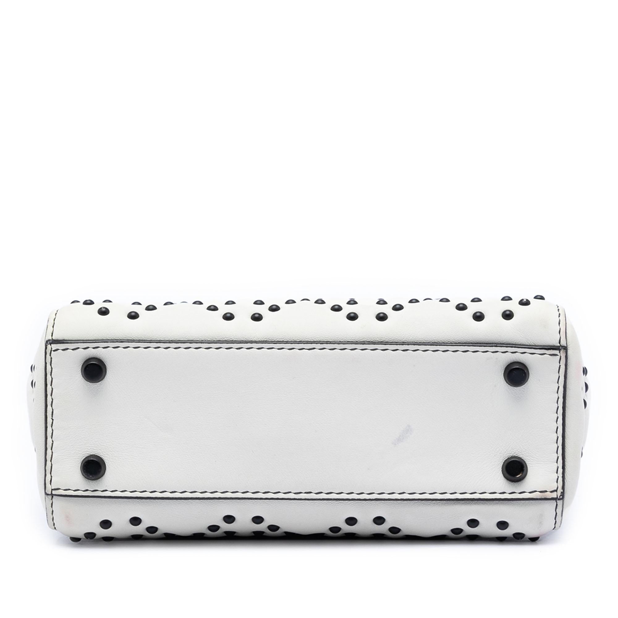 Dior Mini Ultra Matte Calfskin Cannage Studded Supple Lady Dior