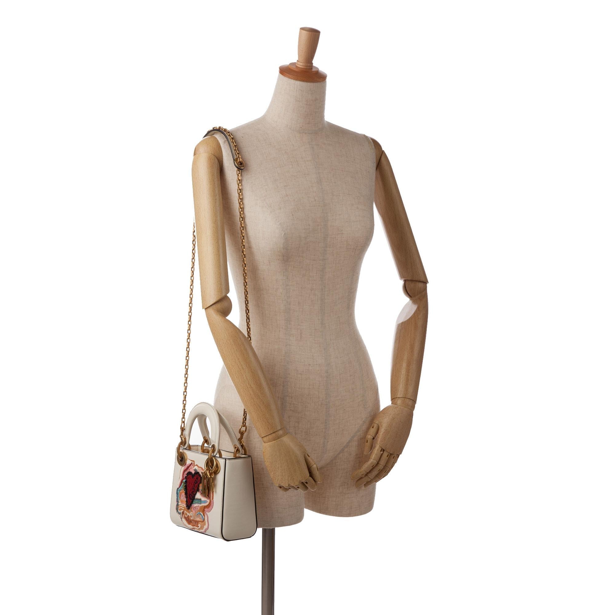 Dior Niki De Saint Phalle Mini Calfskin Dioramour Lady Dior