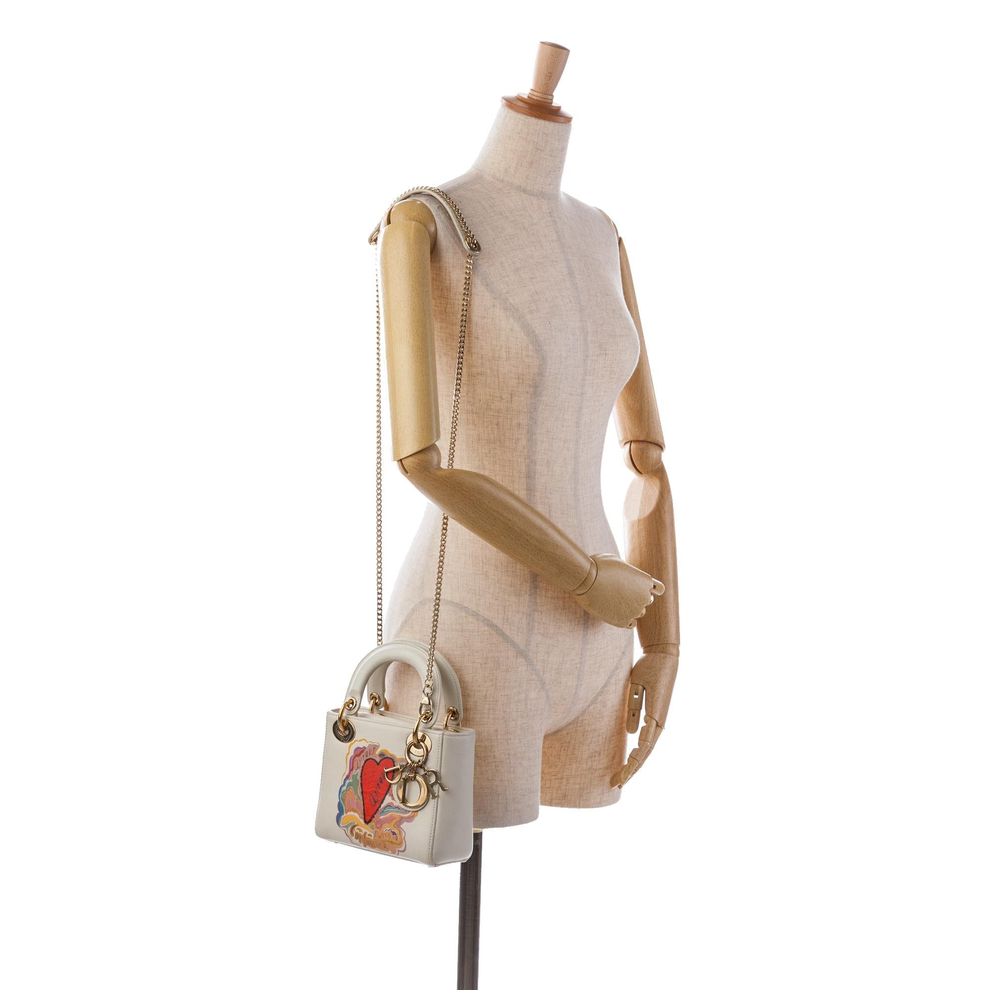Dior Niki De Saint Phalle Mini Calfskin Dioramour Lady Dior