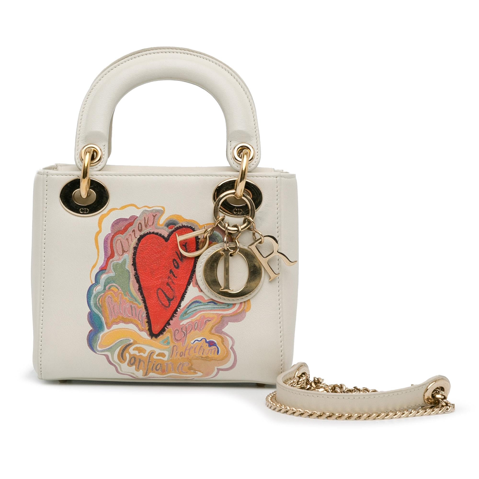 Dior Niki De Saint Phalle Mini Calfskin Dioramour Lady Dior