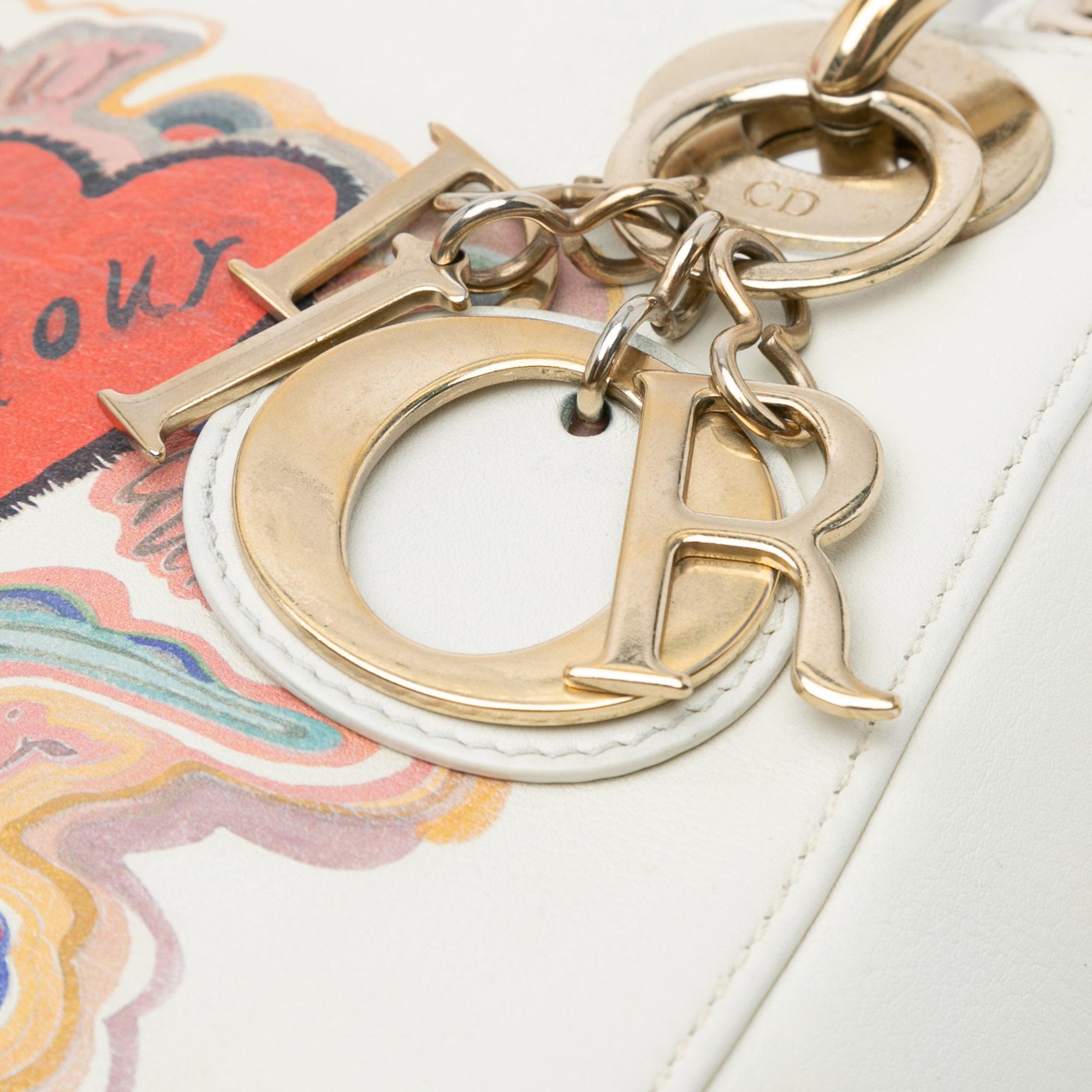 Dior Niki De Saint Phalle Mini Calfskin Dioramour Lady Dior