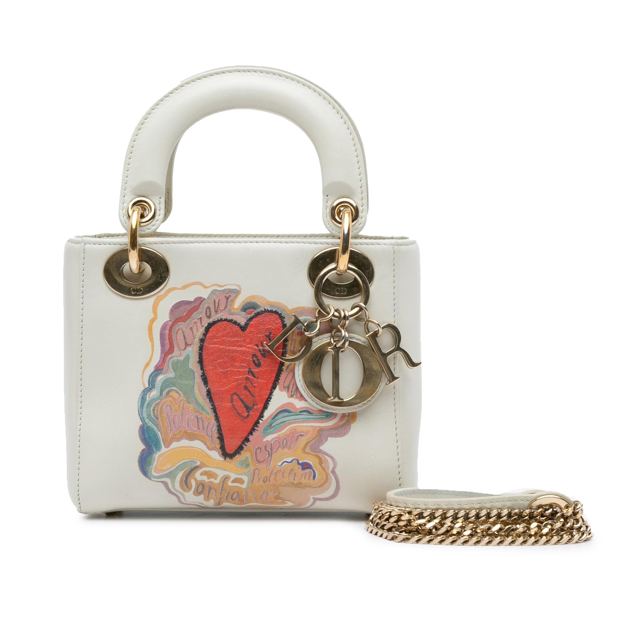 Dior Niki De Saint Phalle Mini Calfskin Dioramour Lady Dior