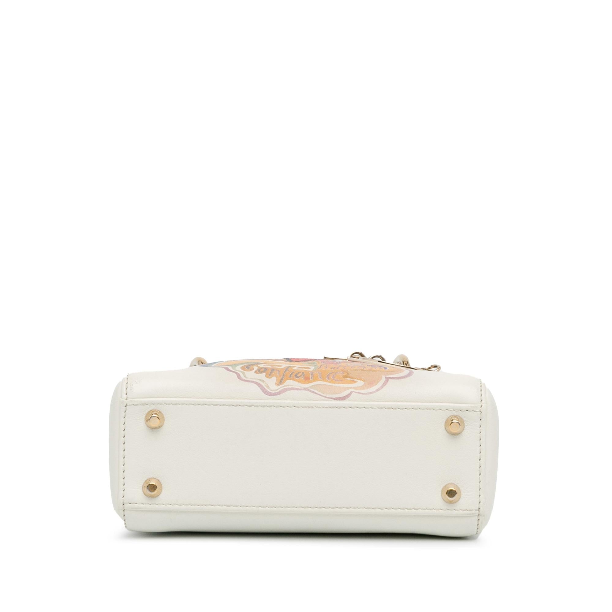 Dior Niki De Saint Phalle Mini Calfskin Dioramour Lady Dior