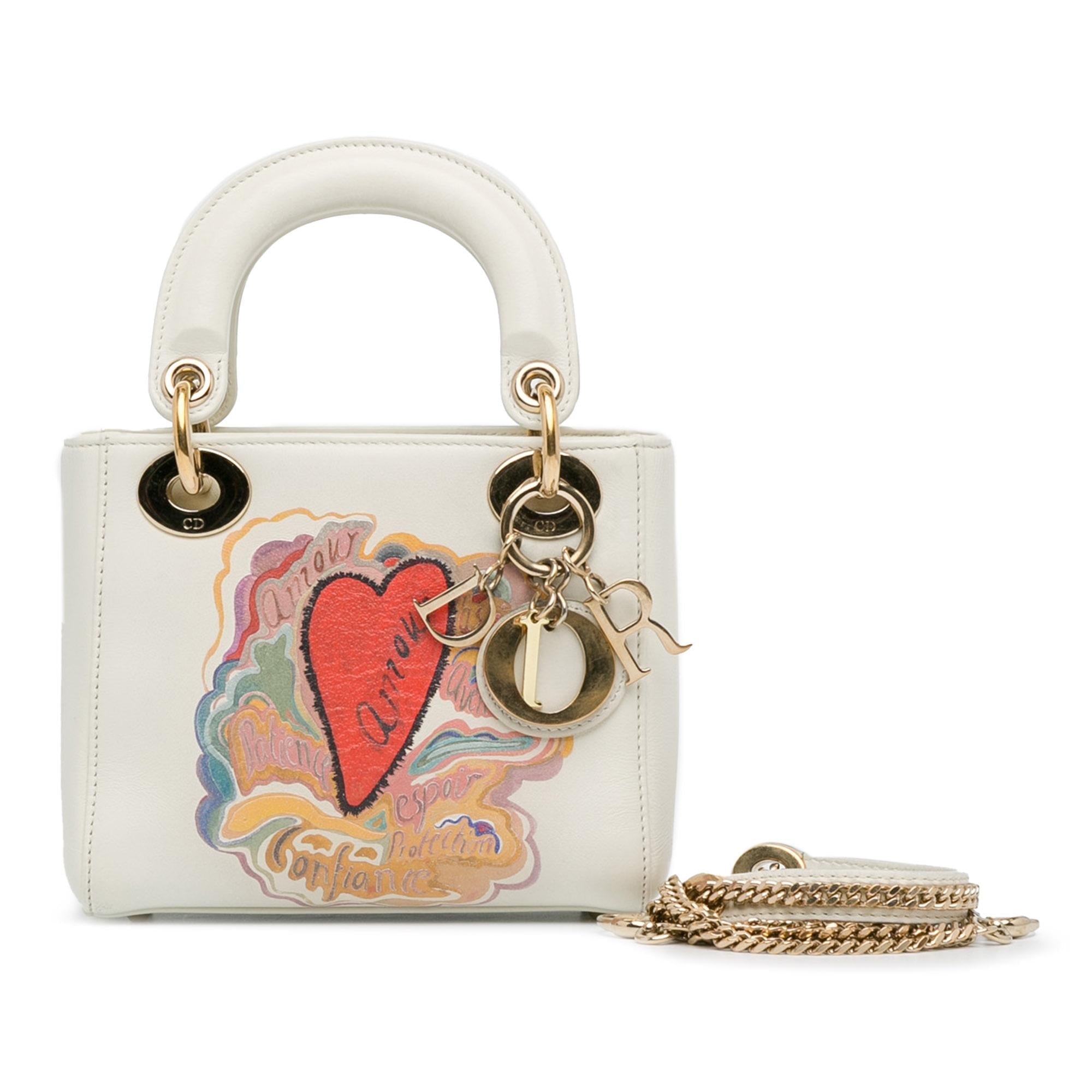 Dior Niki De Saint Phalle Mini Calfskin Dioramour Lady Dior