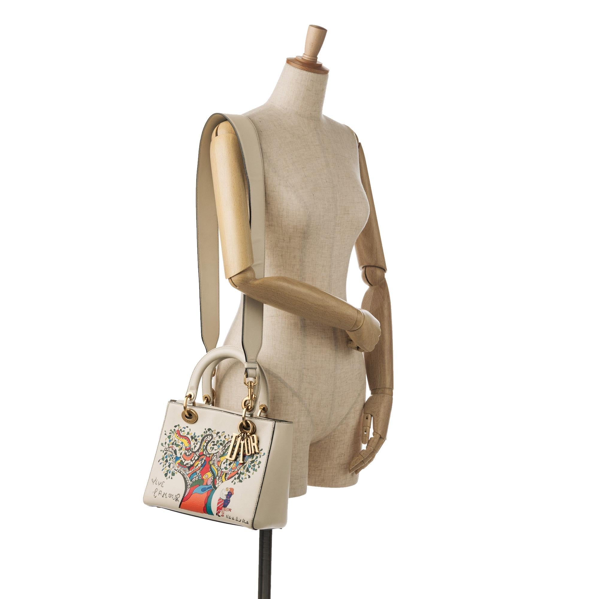 Dior Niki de Saint Phalle Medium Calfskin Vive l'amour Lady Dior
