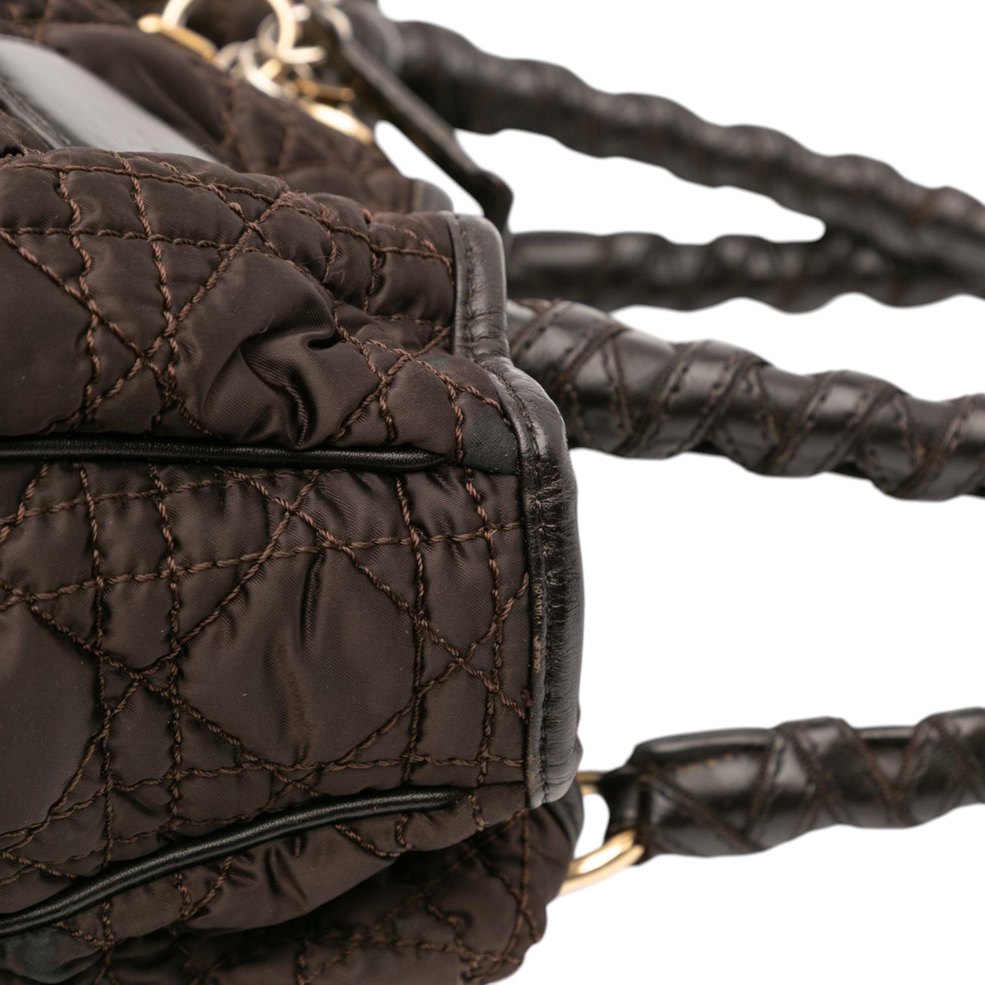 Dior Nylon Cannage Lovely Shopper Tote
