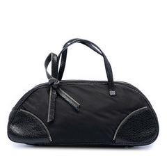 Dior Nylon and Calfskin Bow Handbag