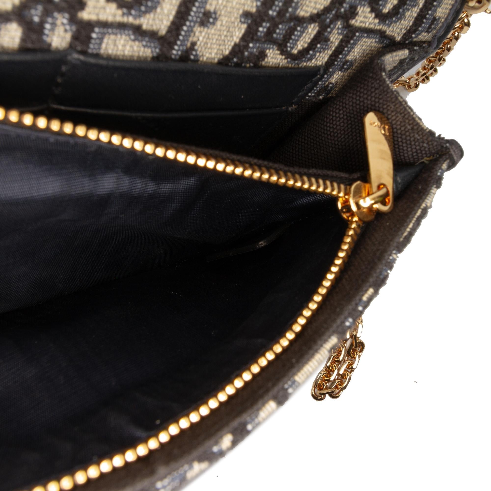 Dior Oblique Canvas 30 Montaigne 2 in 1 Pouch