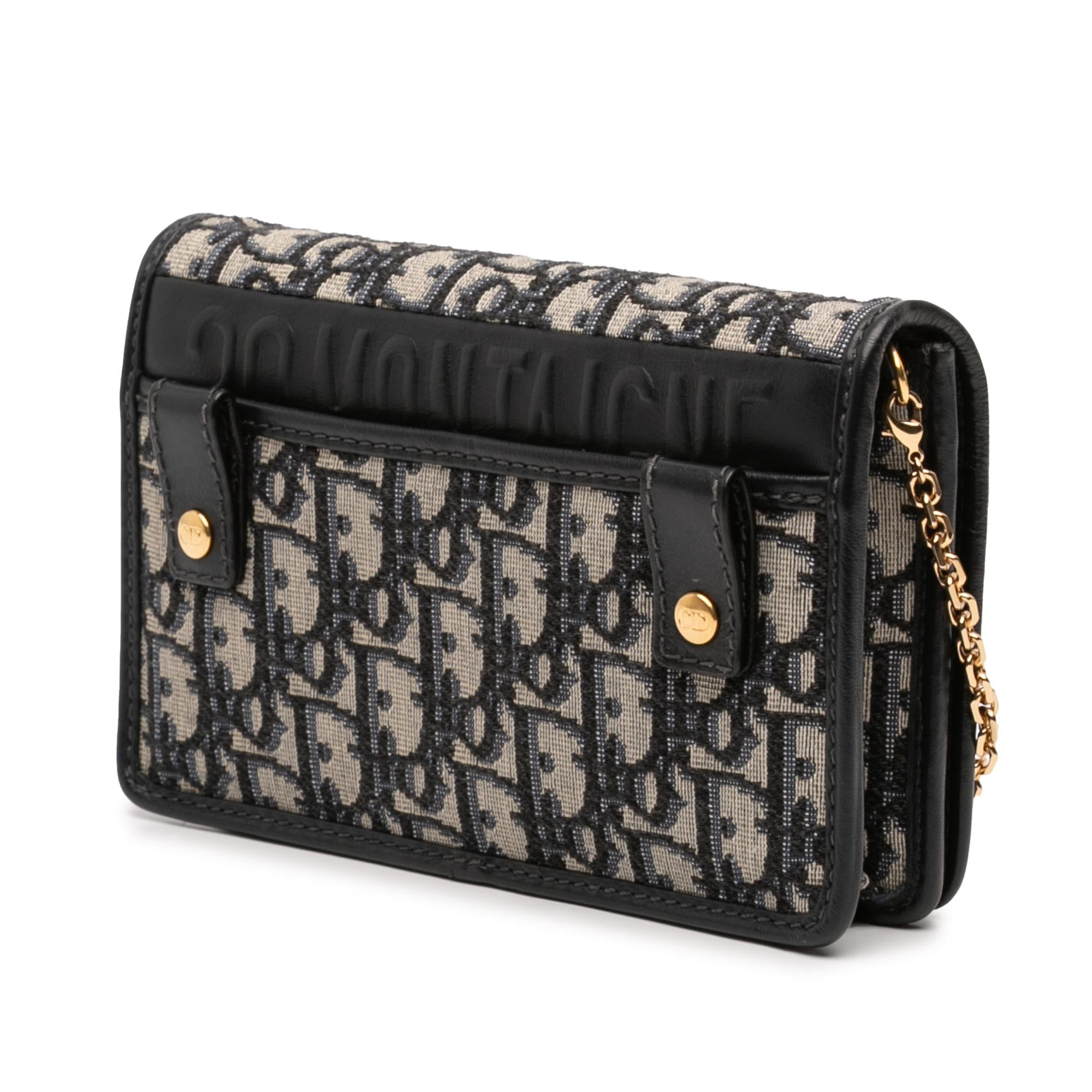 Dior Oblique Canvas 30 Montaigne 2 in 1 Pouch