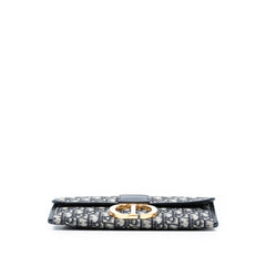 Dior Oblique Canvas 30 Montaigne Clutch With Chain
