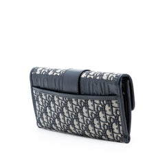 Dior Oblique Canvas 30 Montaigne Clutch With Chain