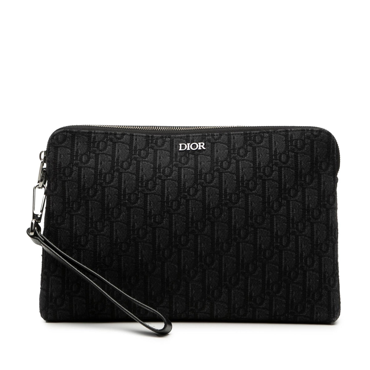 Dior Oblique Canvas A4 Zipped Pouch