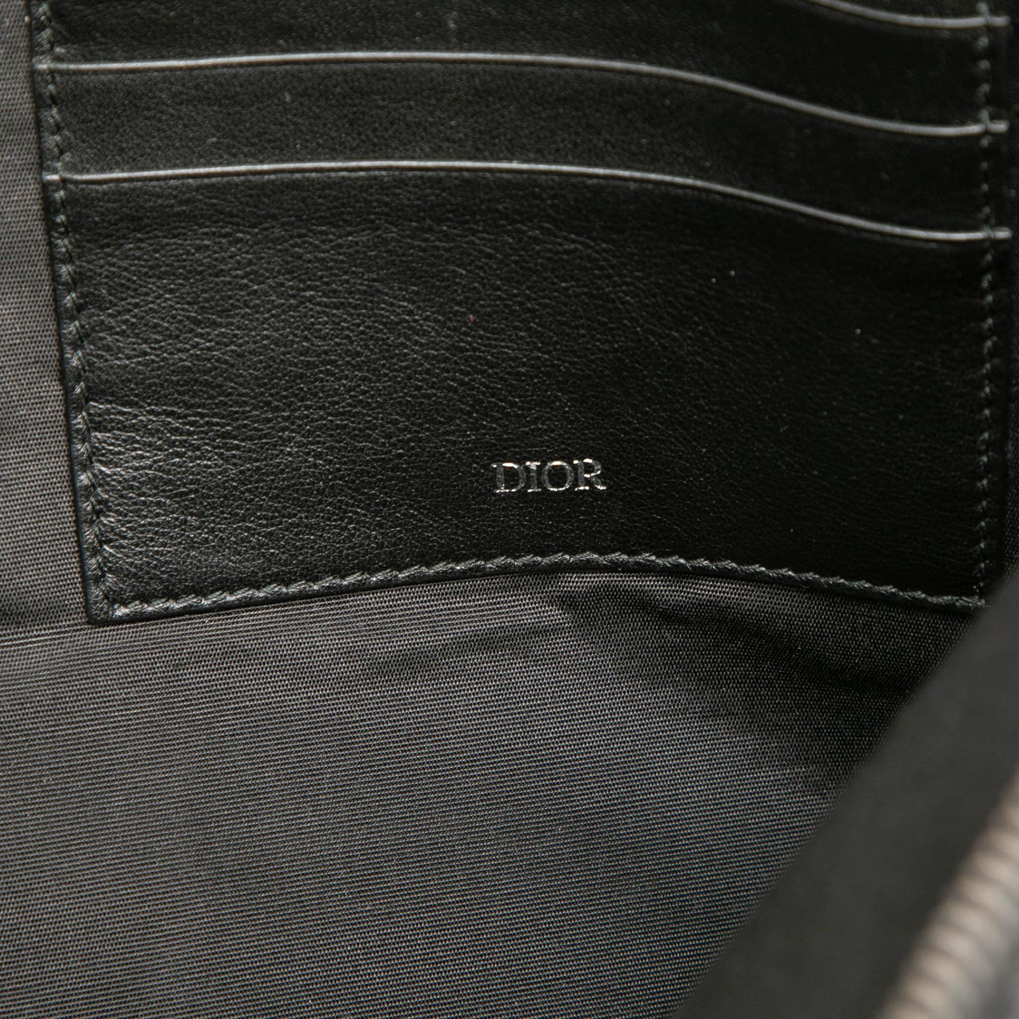 Dior Oblique Canvas A4 Zipped Pouch