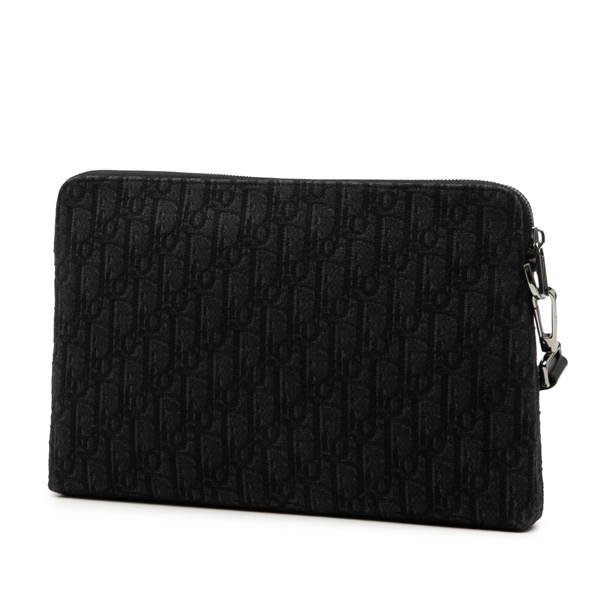 Dior Oblique Canvas A4 Zipped Pouch