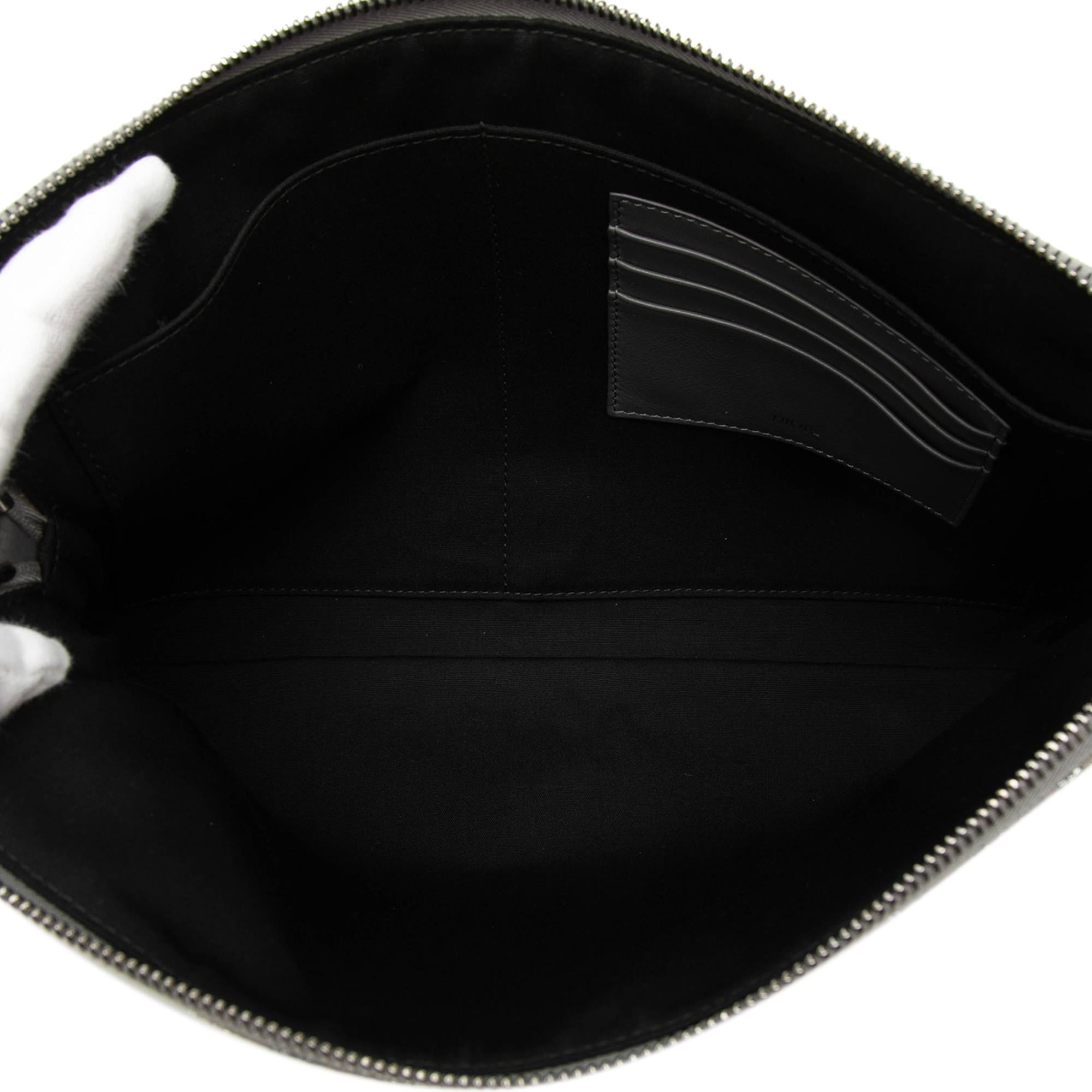Dior Oblique Canvas A4 Zipped Pouch