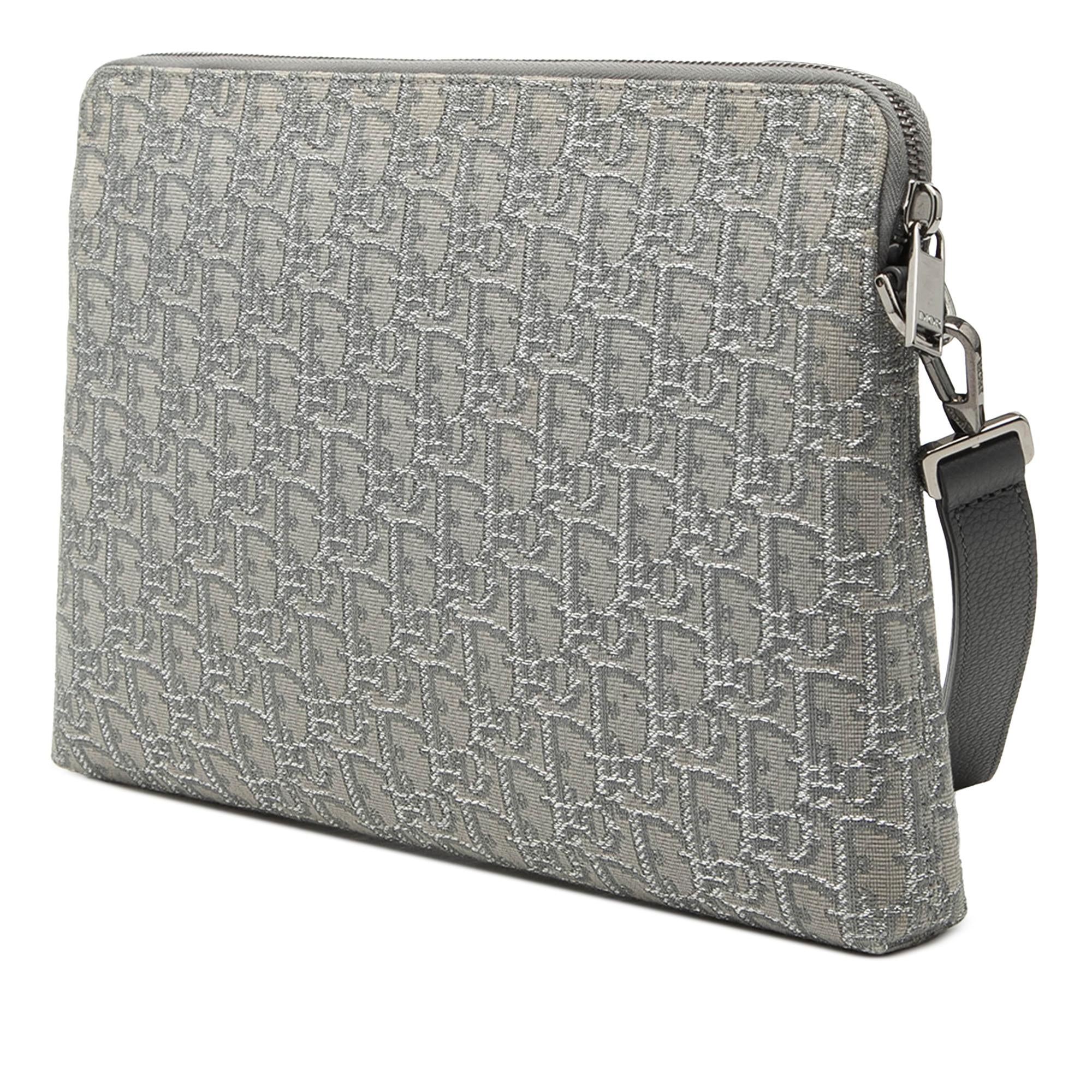 Dior Oblique Canvas A4 Zipped Pouch