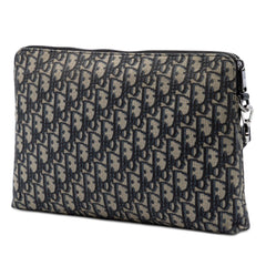 Dior Oblique Canvas A4 Zipped Pouch