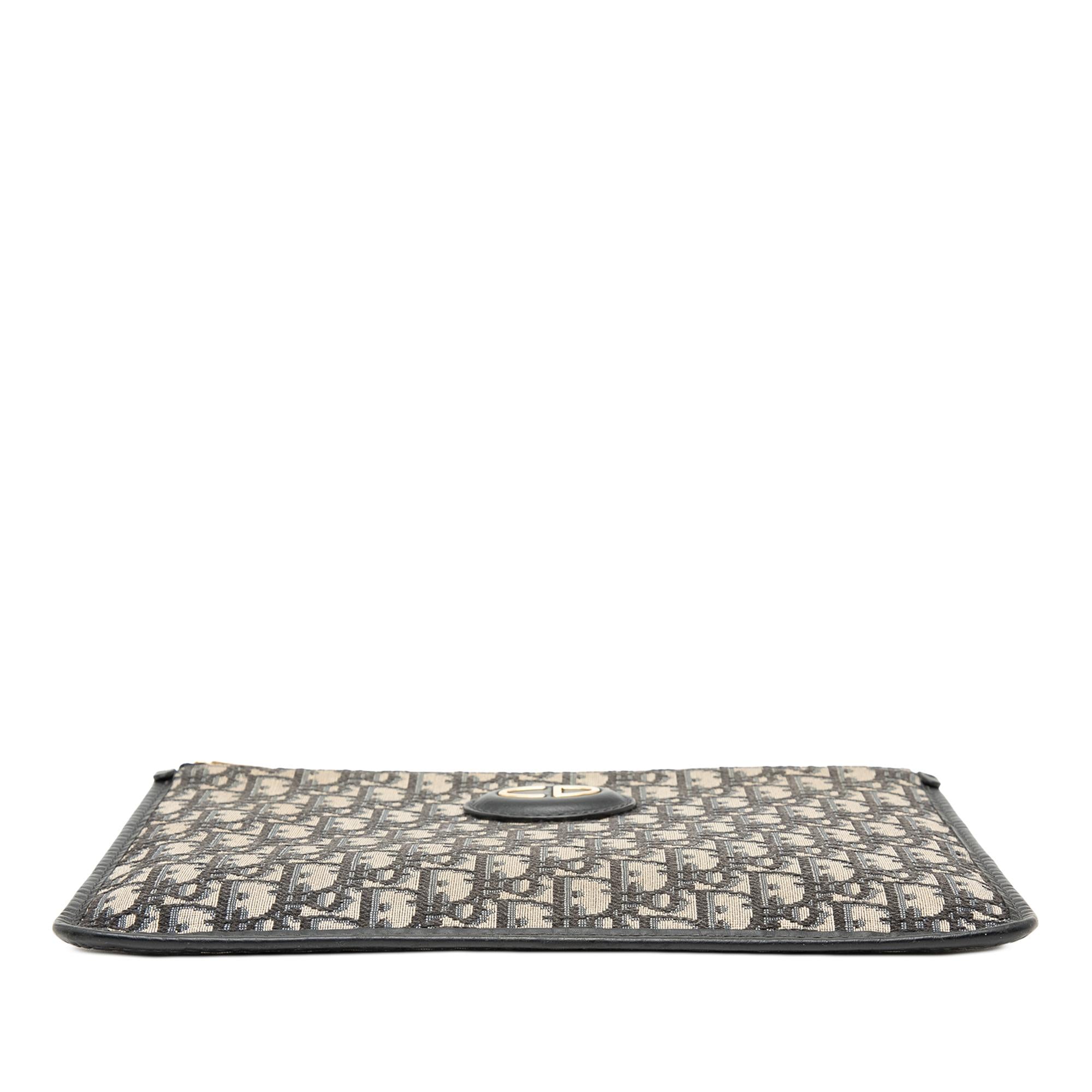 Dior Oblique Canvas Clutch