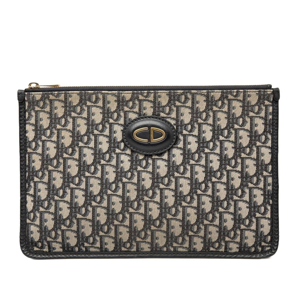 Dior Oblique Canvas Clutch