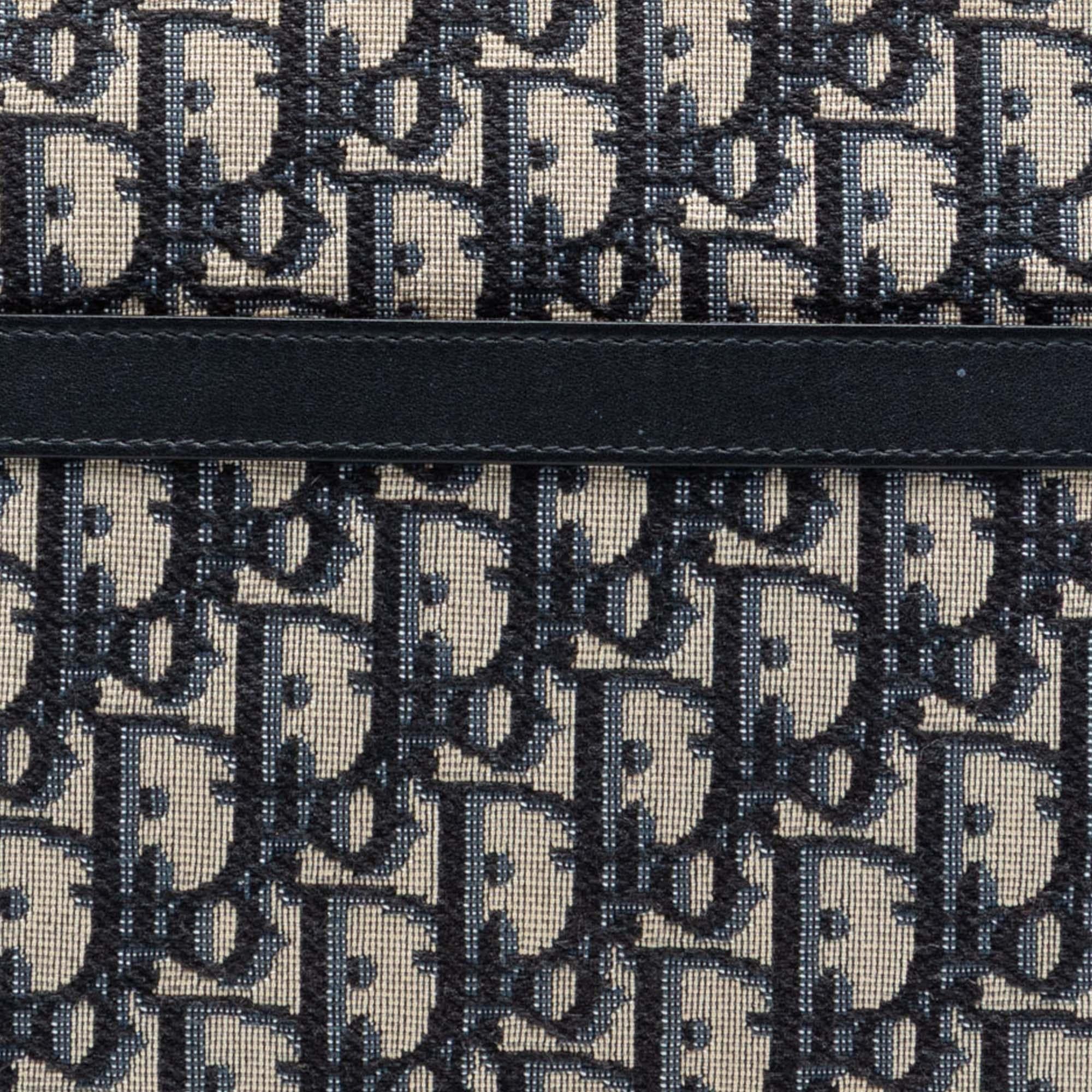 Dior Oblique Canvas Clutch