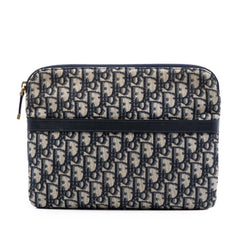 Dior Oblique Canvas Clutch