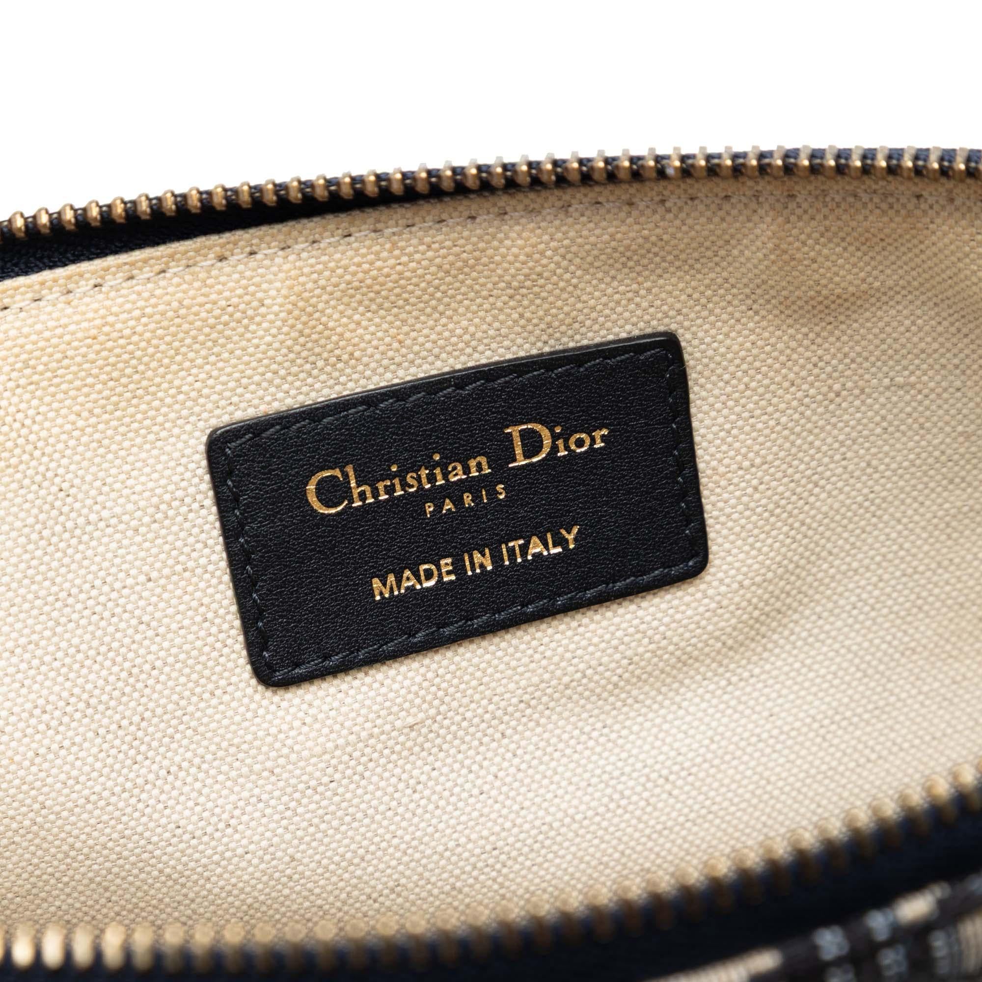 Dior Oblique Canvas Clutch
