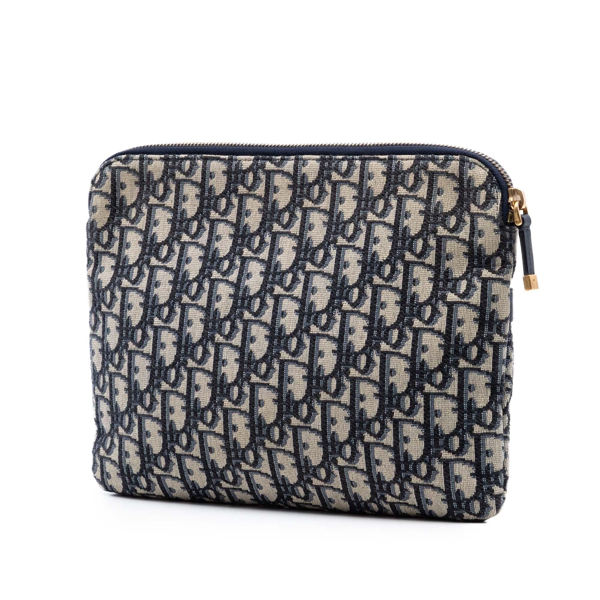 Dior Oblique Canvas Clutch