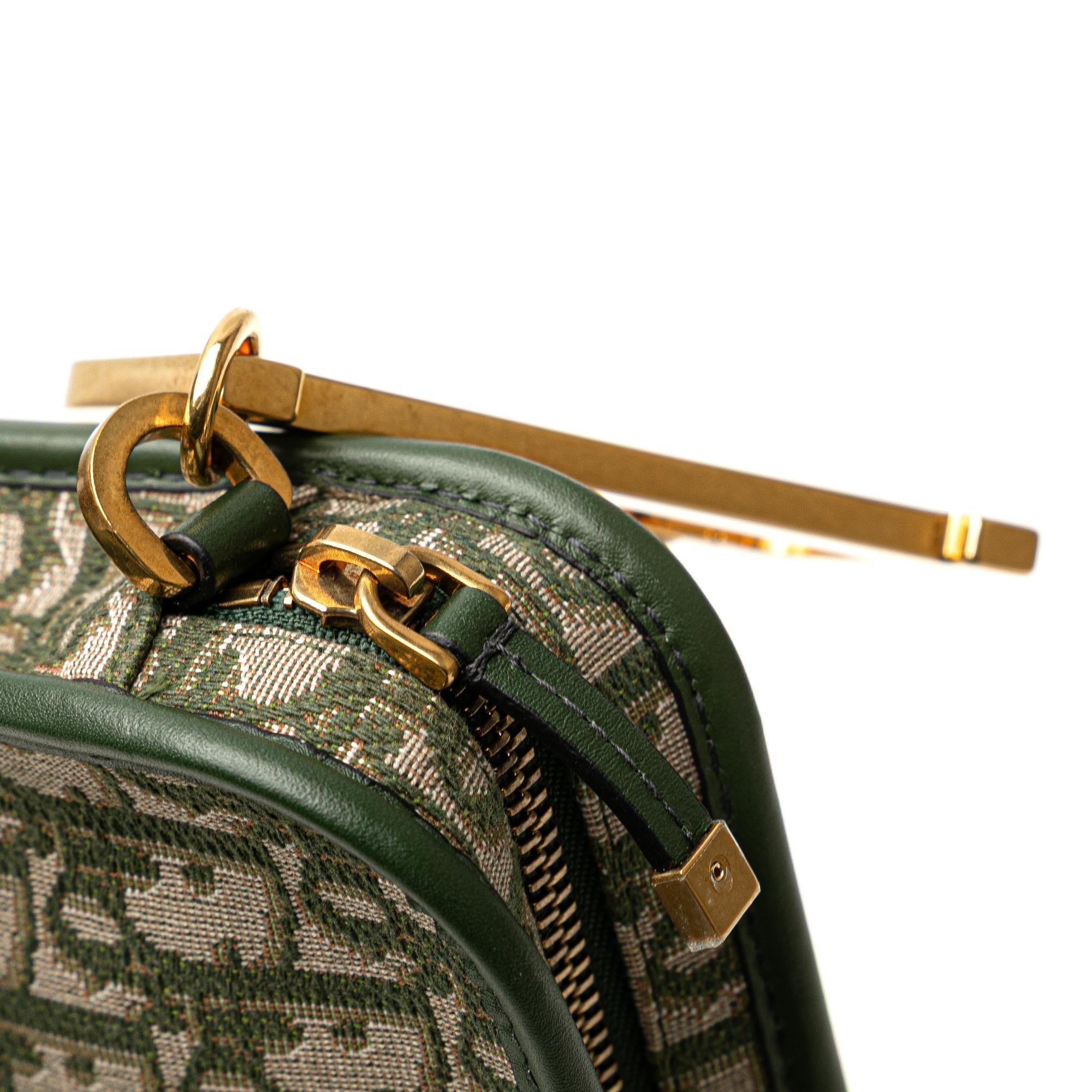 Dior Oblique Canvas Diorquake Clutch