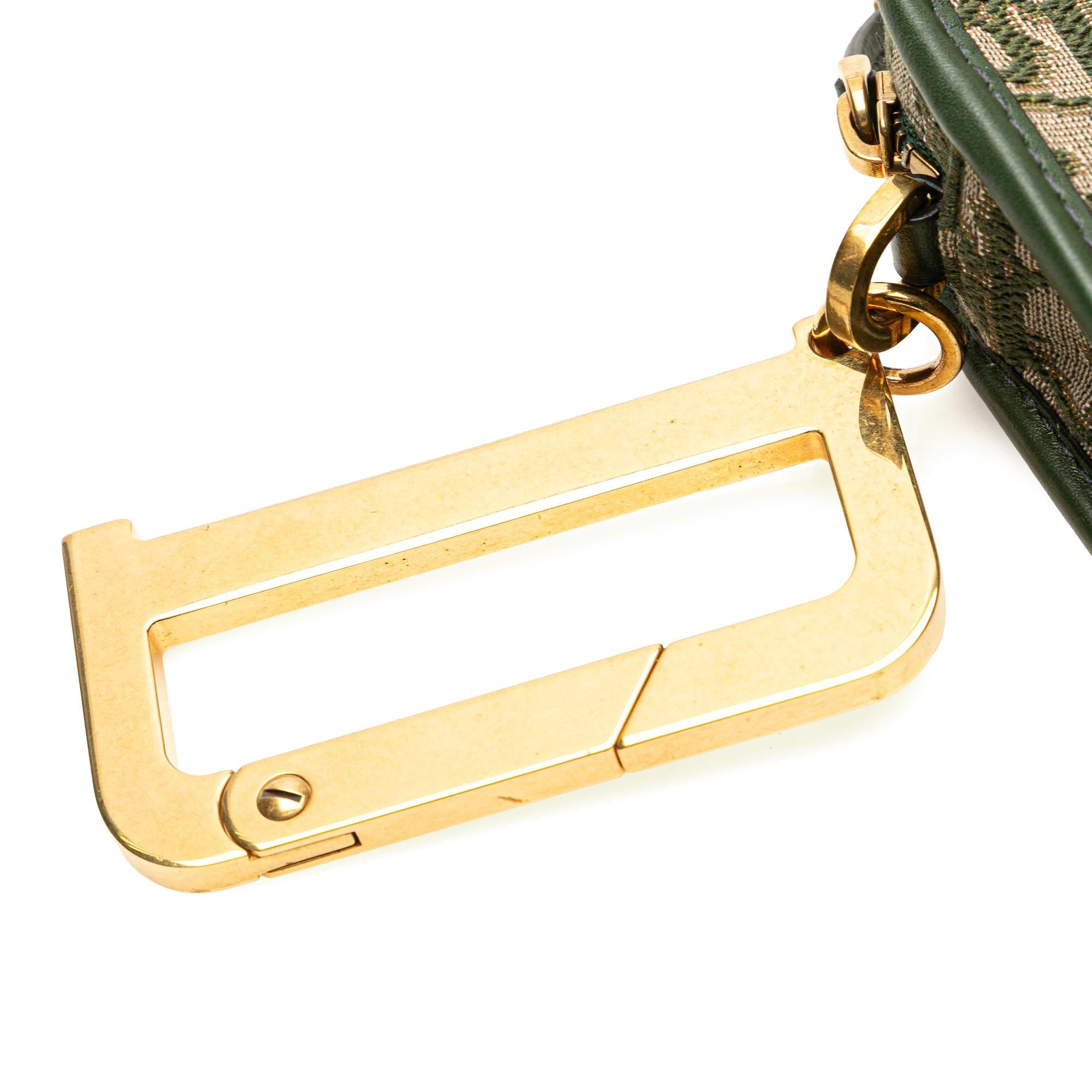 Dior Oblique Canvas Diorquake Clutch
