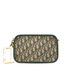 Dior Oblique Canvas Diorquake Clutch