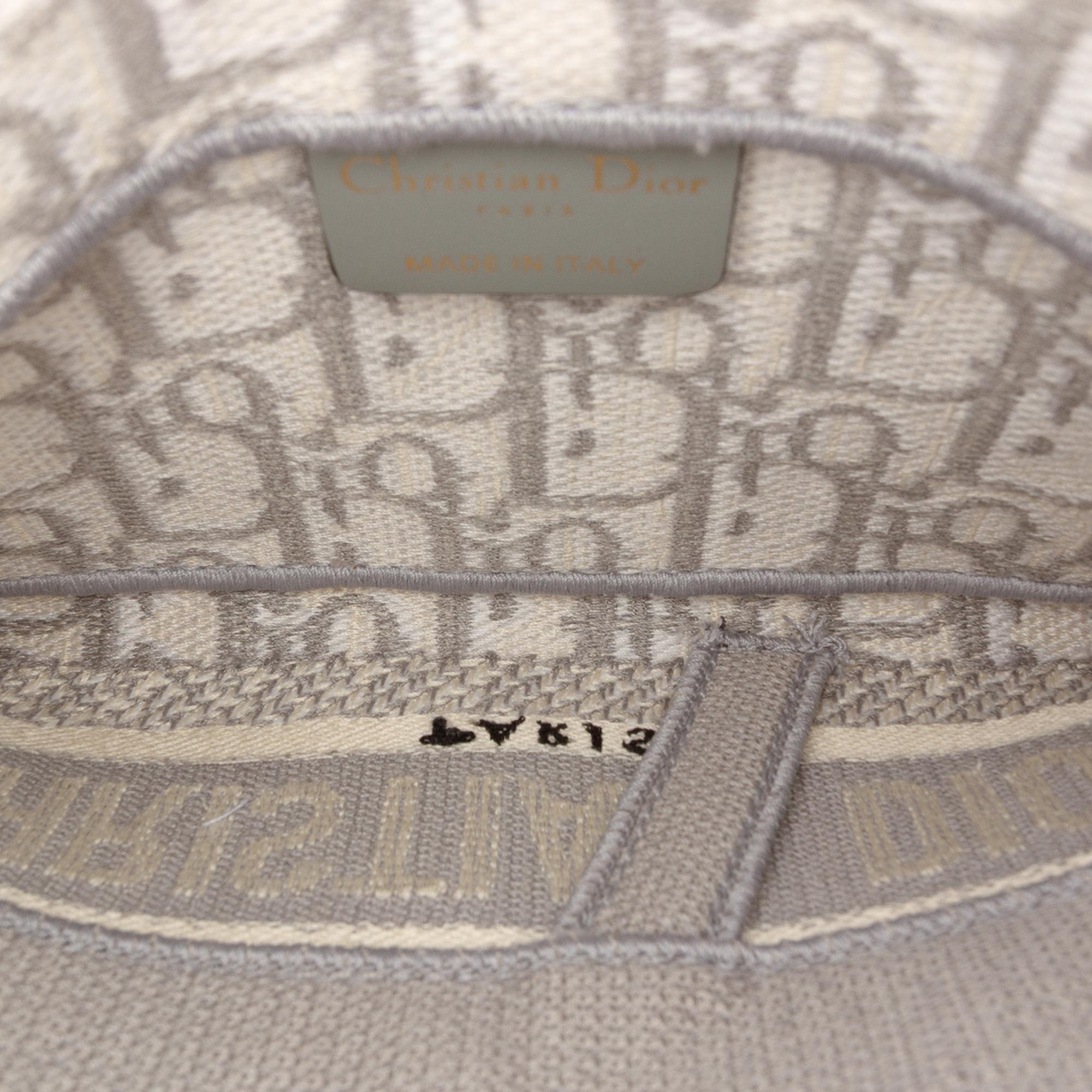Dior Oblique Canvas Embroidered Saddle Belt Bag