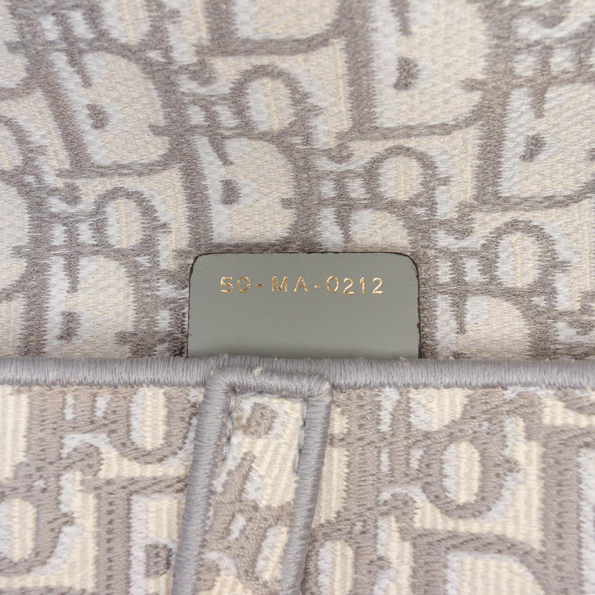 Dior Oblique Canvas Embroidered Saddle Belt Bag