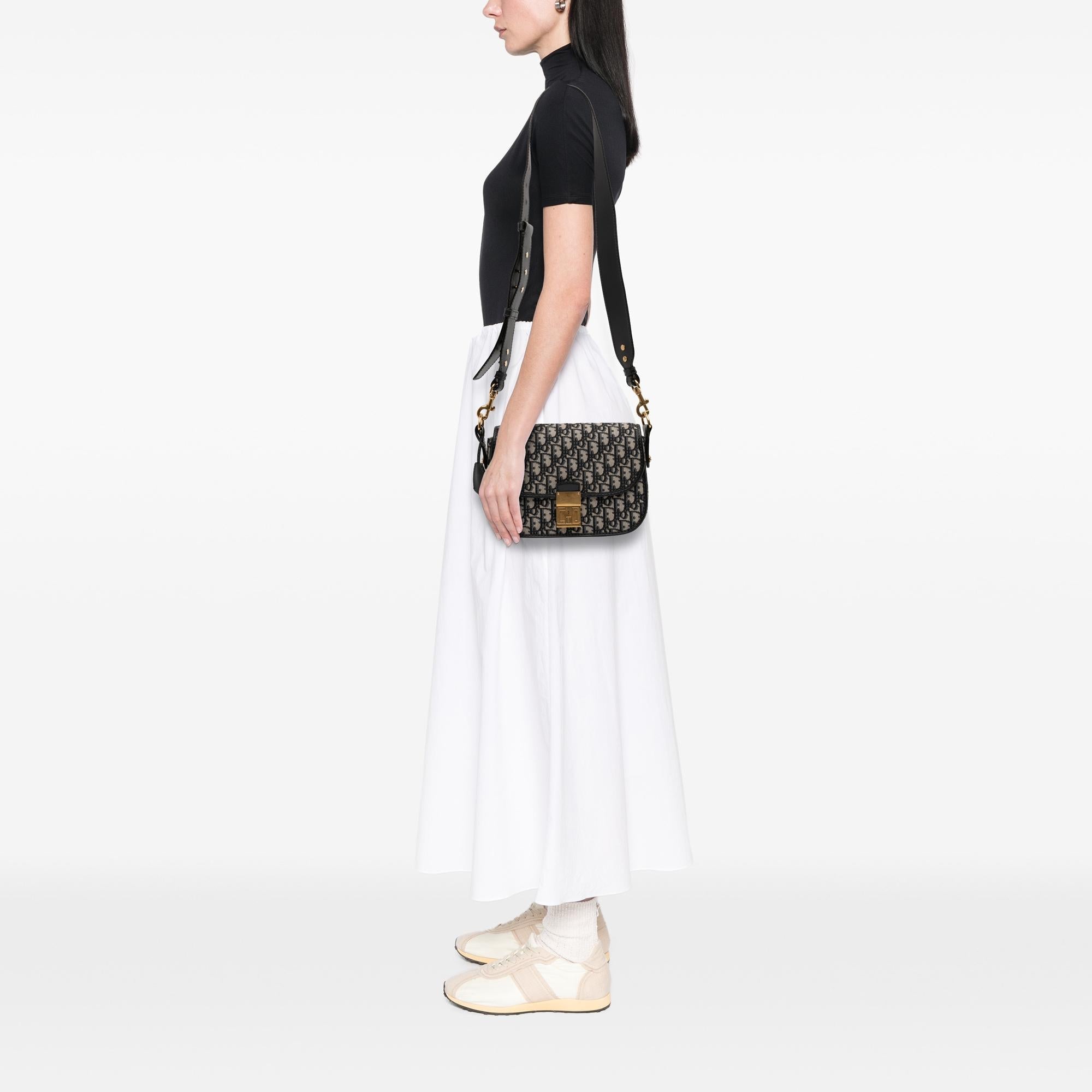 Dior Oblique Canvas Flap Crossbody