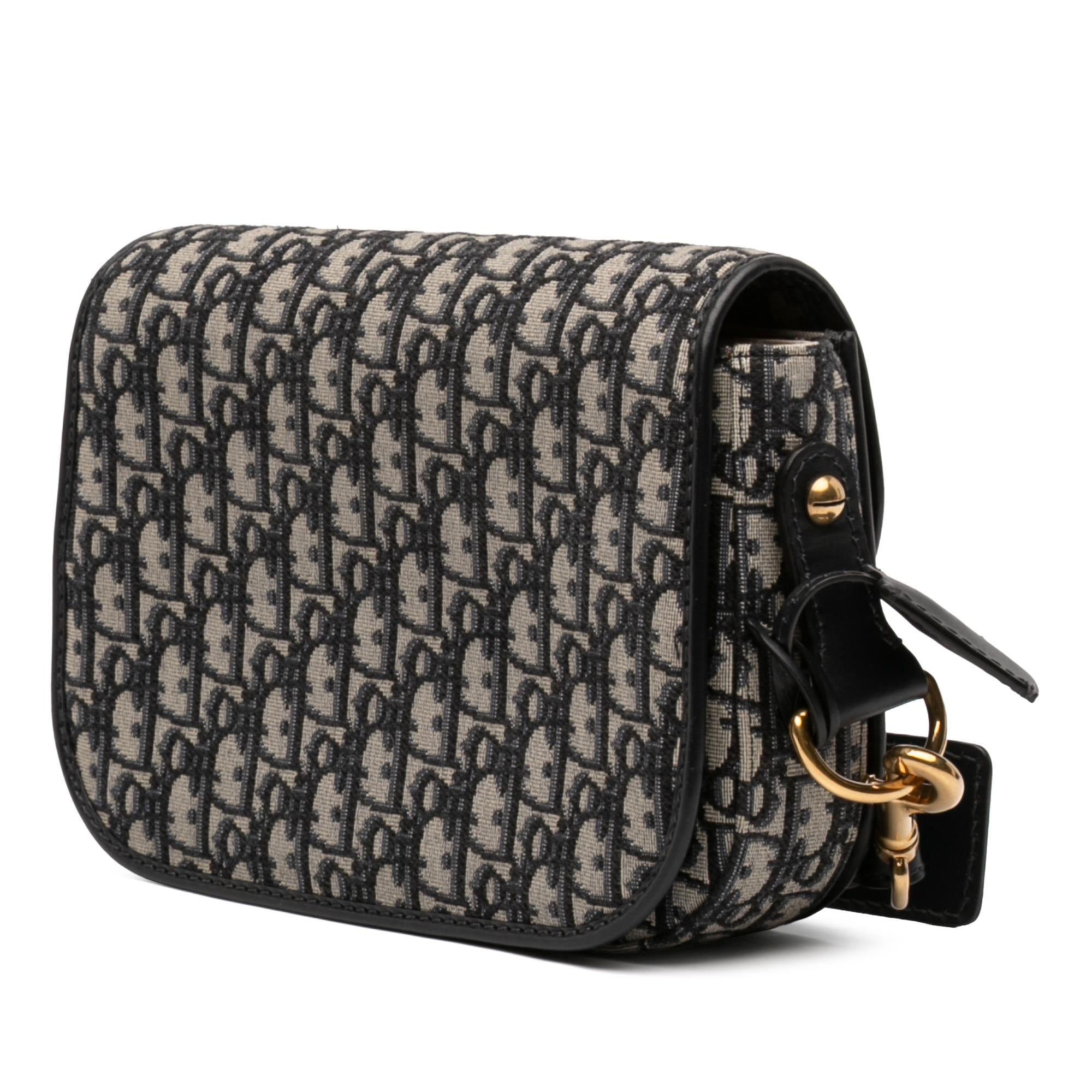 Dior Oblique Canvas Flap Crossbody