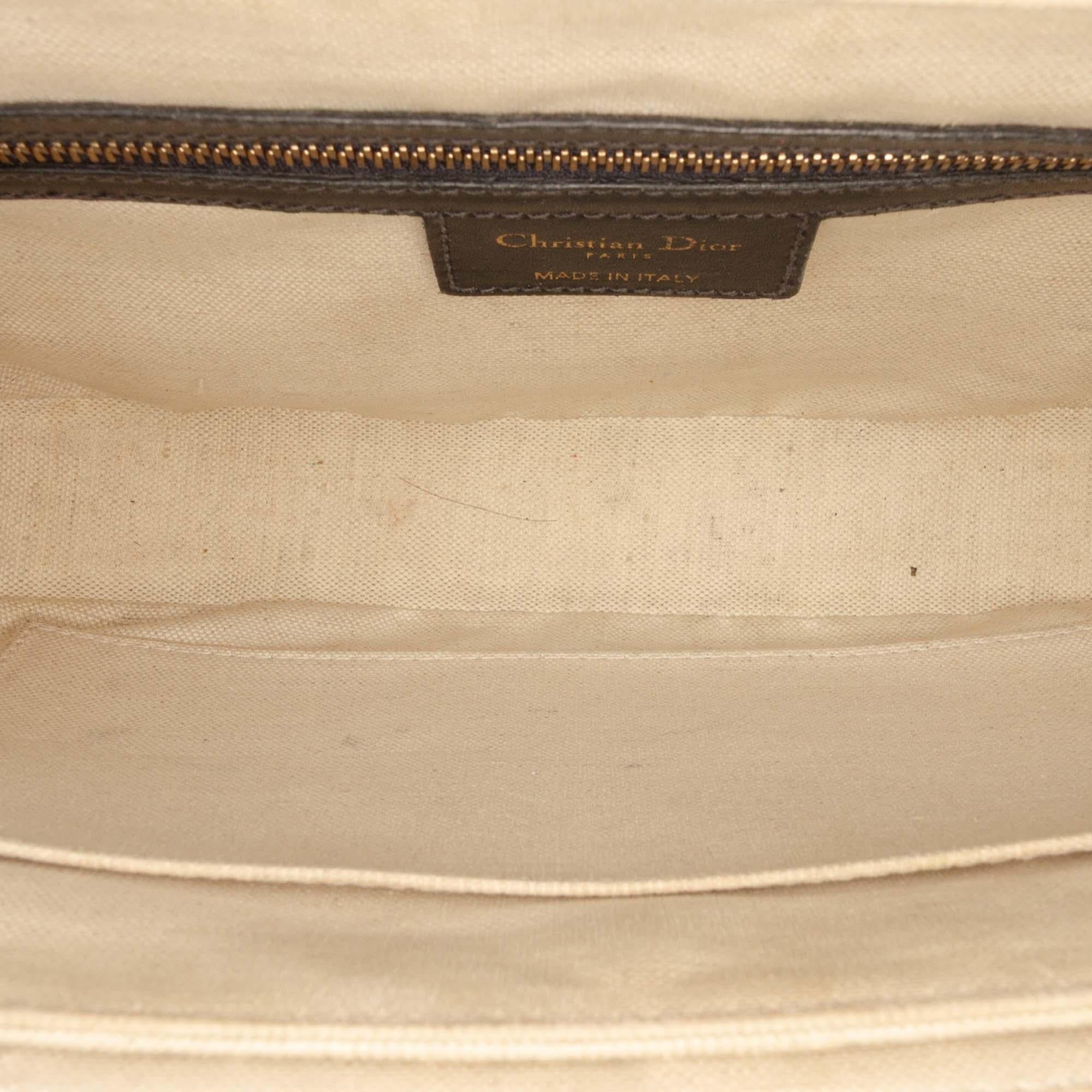 Dior Oblique Canvas Flap Crossbody