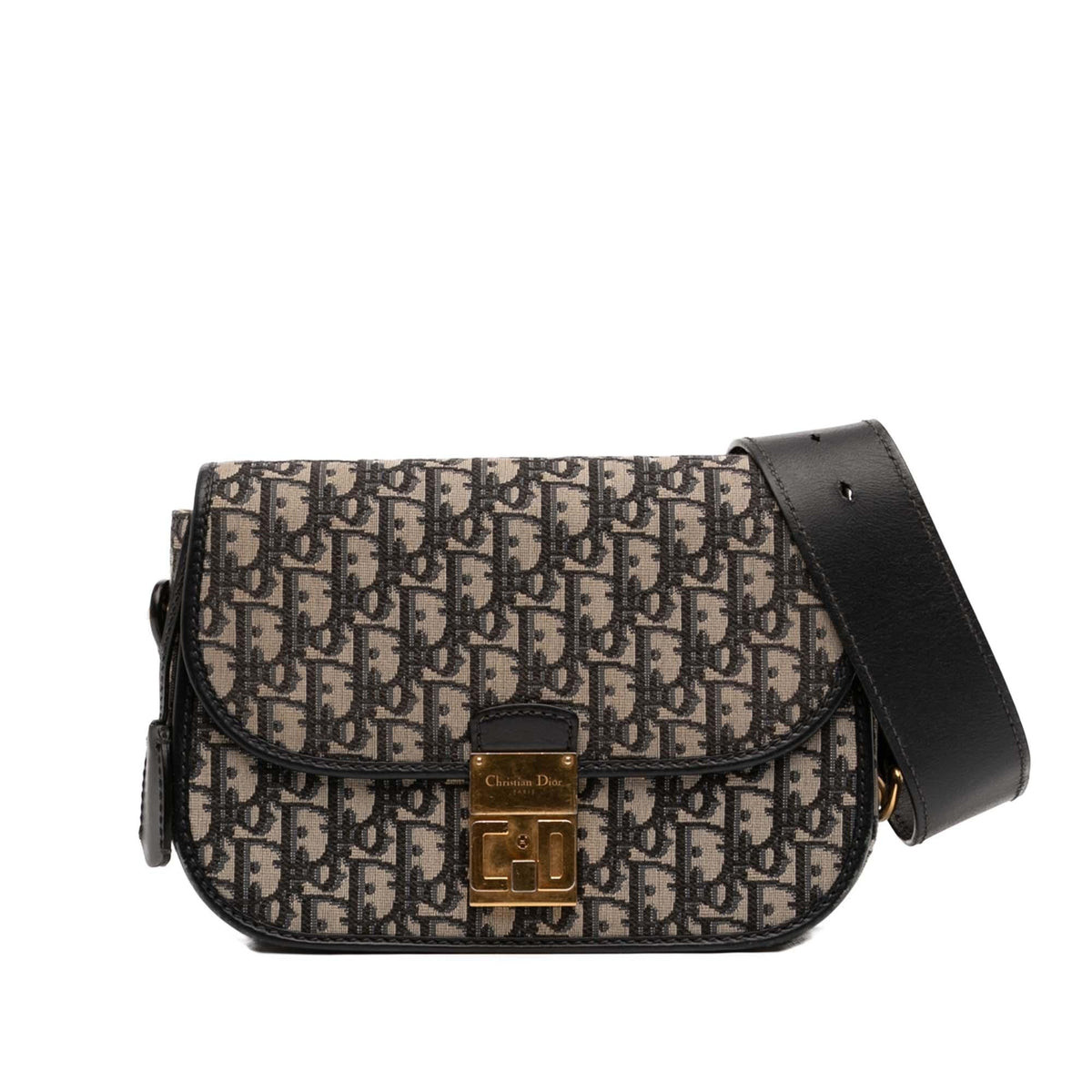 Dior Oblique Canvas Flap Crossbody