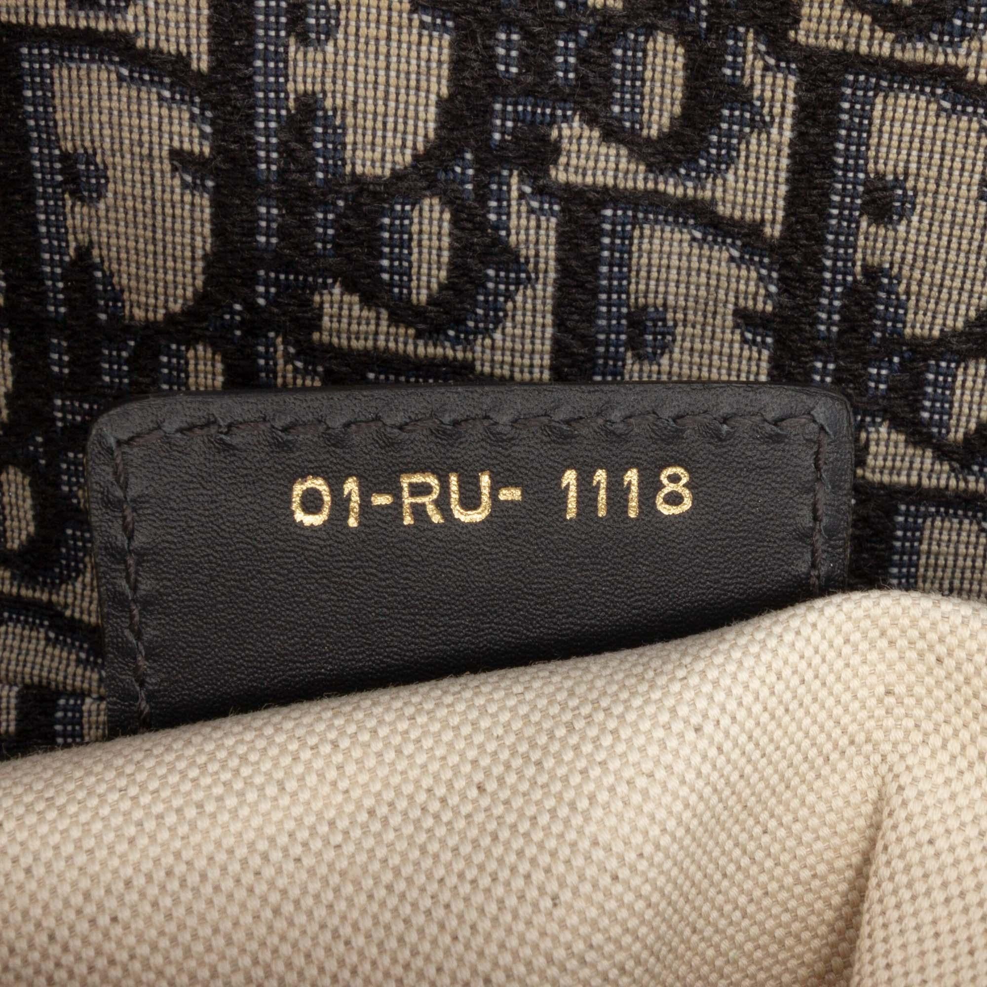 Dior Oblique Canvas Saddle Bag