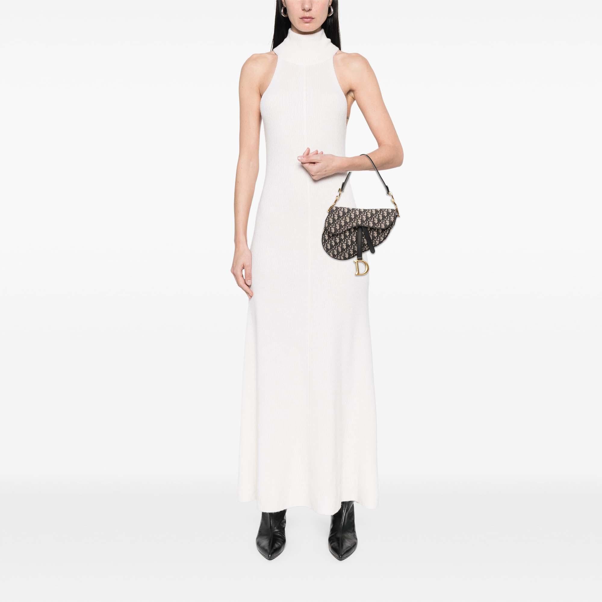 Dior Oblique Canvas Saddle Bag