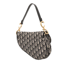 Dior Oblique Canvas Saddle Bag