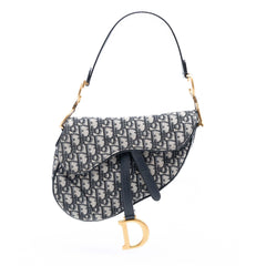 Dior Oblique Canvas Saddle Bag