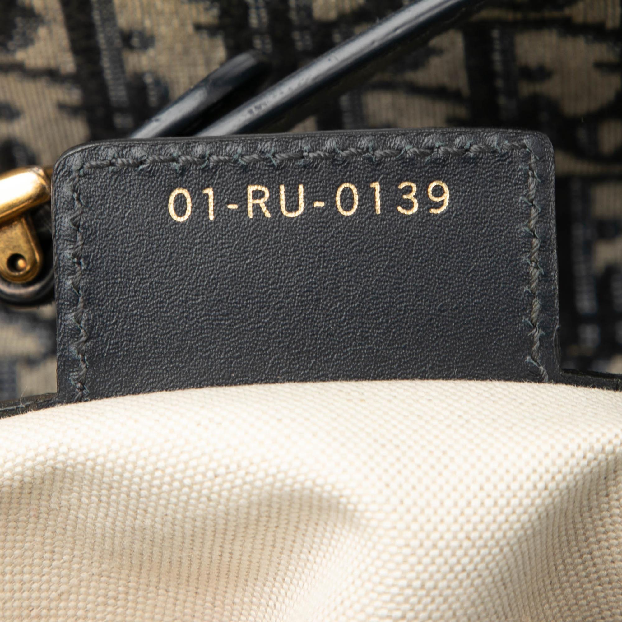 Dior Oblique Canvas Saddle Bag