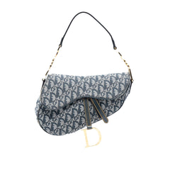 Dior Oblique Canvas Saddle Bag