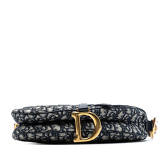 Dior Oblique Canvas Saddle Bag
