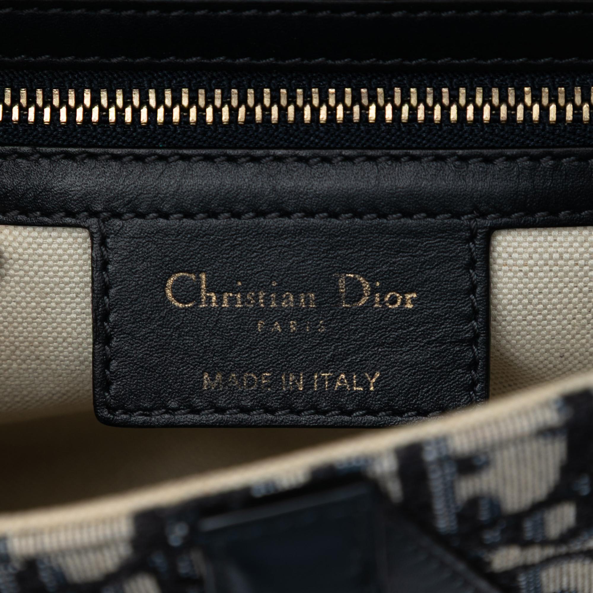 Dior Oblique Canvas Saddle Bag