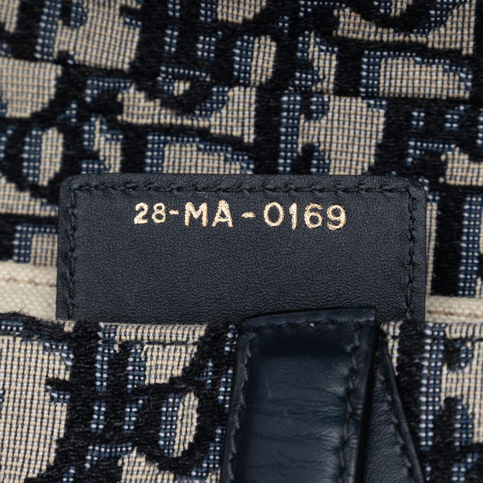 Dior Oblique Canvas Saddle Bag