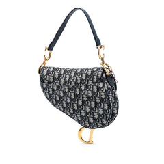 Dior Oblique Canvas Saddle Bag