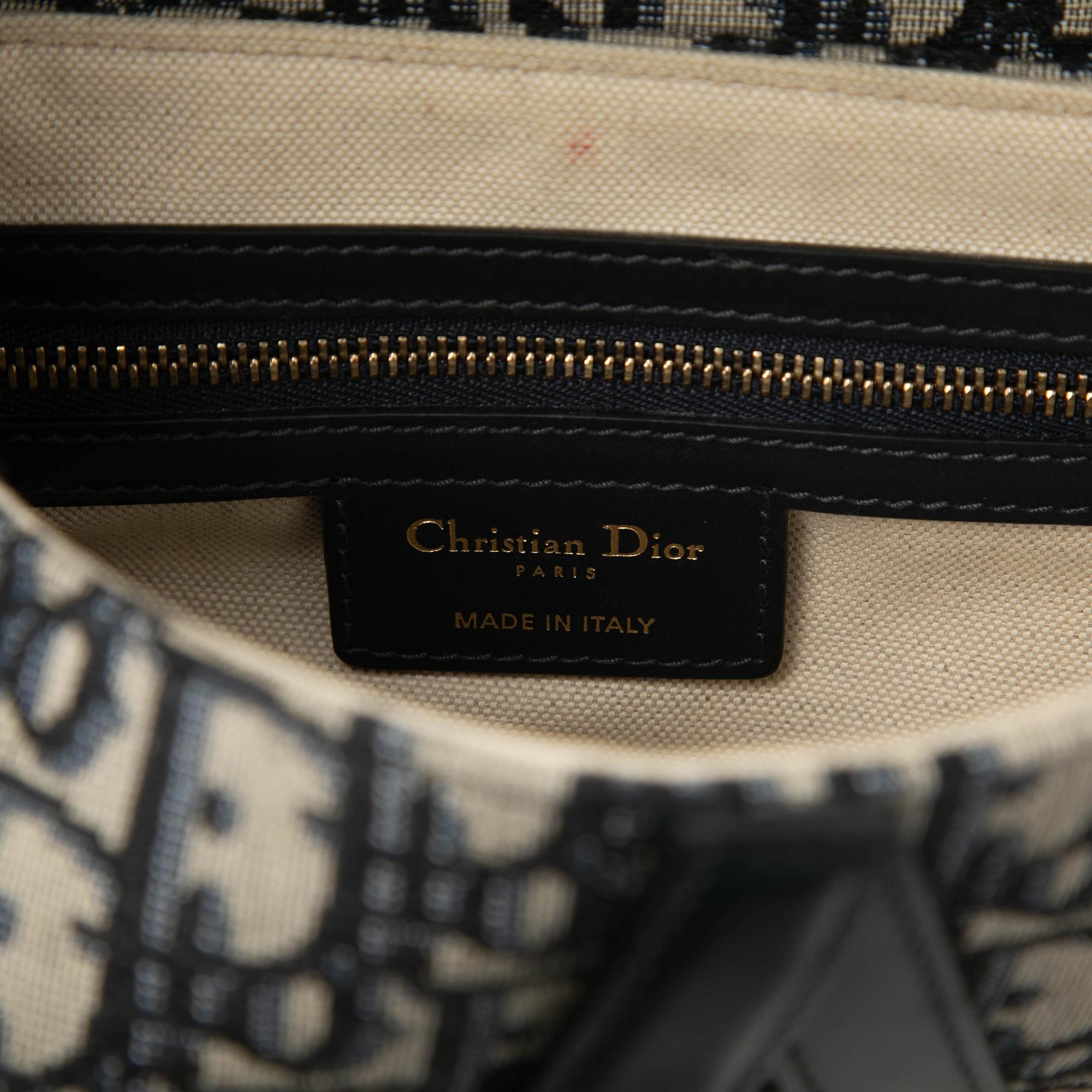 Dior Oblique Canvas Saddle Bag