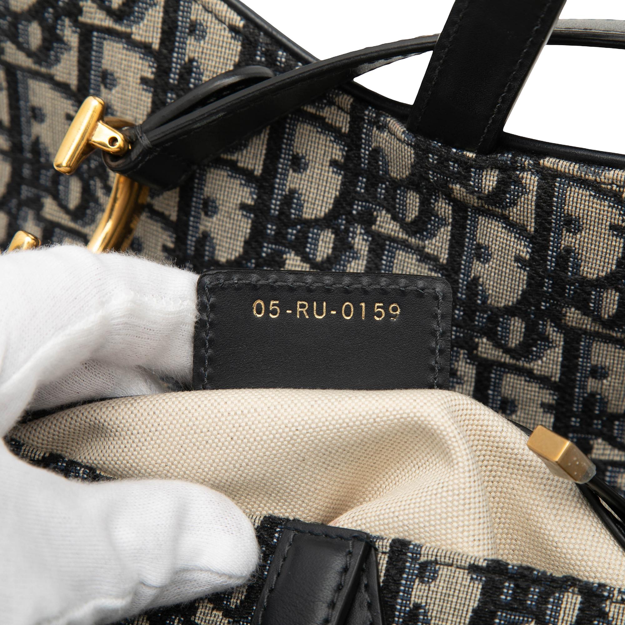 Dior Oblique Canvas Saddle Bag