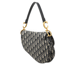 Dior Oblique Canvas Saddle Bag
